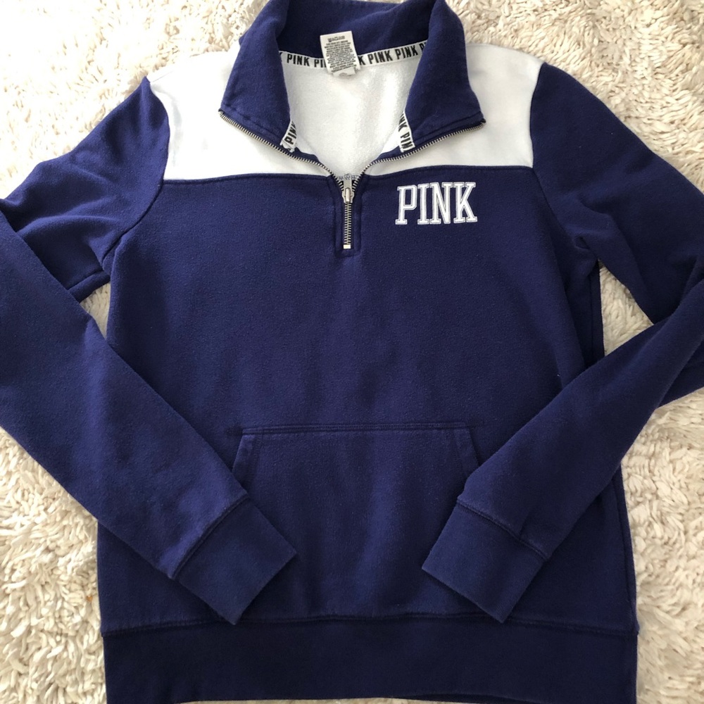 Pink half zip